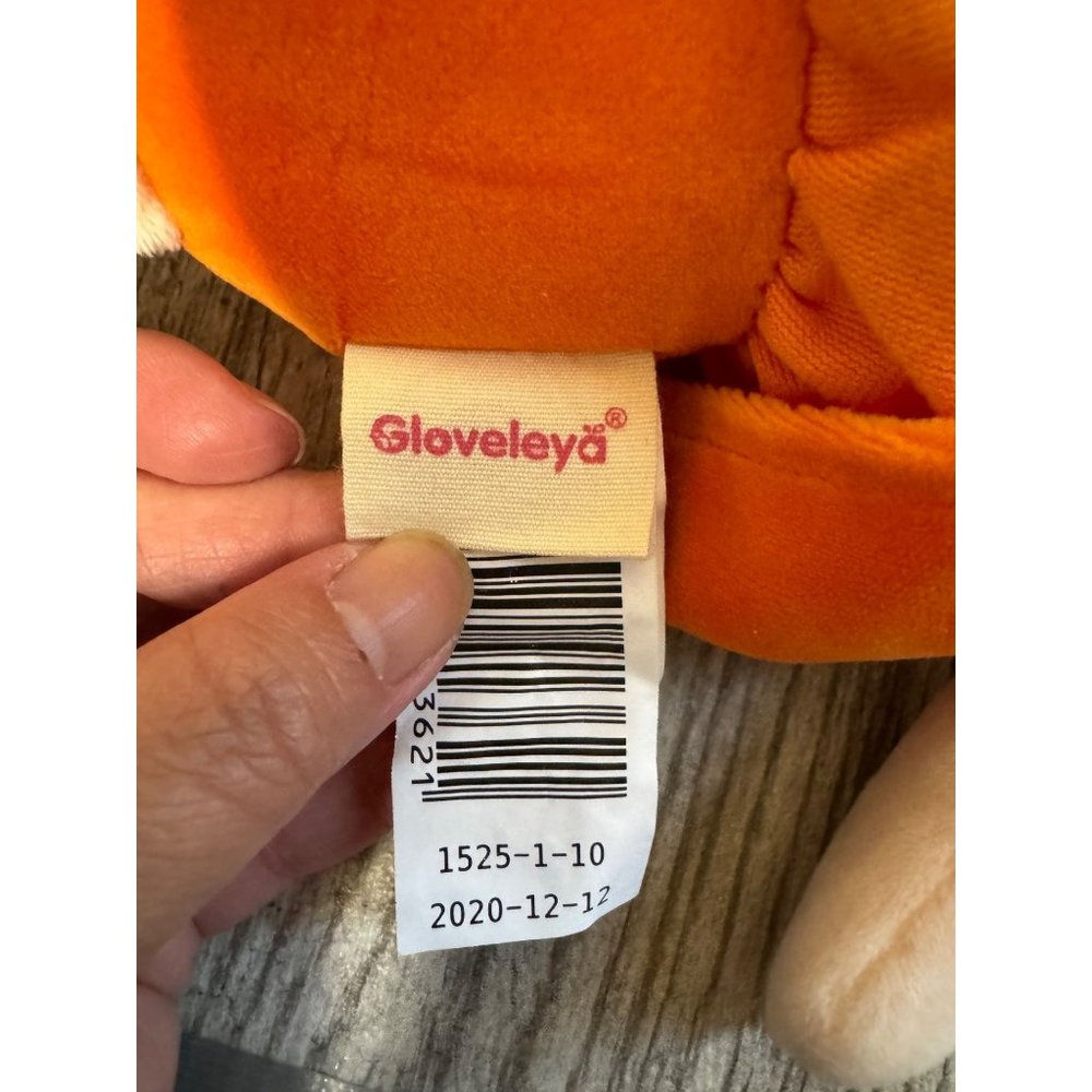 Gloveleya Fox Girl Soft Plush Toy Doll 16" Orange Dress - Picture 8 of 10